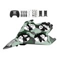 thumbnail image 3 of Avión de control remoto, juguete volador para exteriores, helicóptero de portátil con de 360 degree, ideal para niños, principiantes y adultos. Verde con 2 baterías, 3 of 8