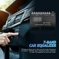 thumbnail image 5 of LOLIPPYY 7-Band Car Audio Equalizer Compact Size Metal Build Black Finish, 5 of 6