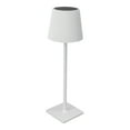 thumbnail image 2 of Cordless Table Lamp Pleated Lampshade Rechargeable LED Lamp Home Decoration for Reading White, 2 of 10