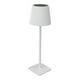 thumbnail image 2 of Lámpara de mesa inalámbrica con pantalla plisada, recargable, LED, decoración del hogar, para leer, color blanco, 2 of 14
