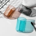thumbnail image 2 of Xiao Hua 2 vasos translúcidos reutilizables para beber - Organizador de cepillos de dientes - Gris, 2 of 4
