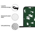 thumbnail image 4 of Fotbe Christmas tree green plaid for 4Pcs Oven Mitts and Pot Holders, 500℉ Heat Resistant Oven Mitts , Non-Slip Silicone Surface Safe for Baking, Cooking, BBQ, 4 of 6