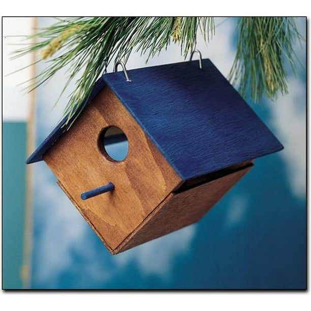 Kids Make Your Own Bird House Unfinished Wood Wooden Craft Project Kit