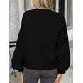 thumbnail image 5 of Suéter PRETTYGARDEN 2025 Invierno Tejido Grueso con Botones Negro M, 5 of 5