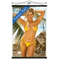 thumbnail image 3 of Sports Illustrated: Swimsuit Edition - Hailey Clauson 22 Wall Poster with Magnetic Frame, 22.375" x 34", 3 of 5