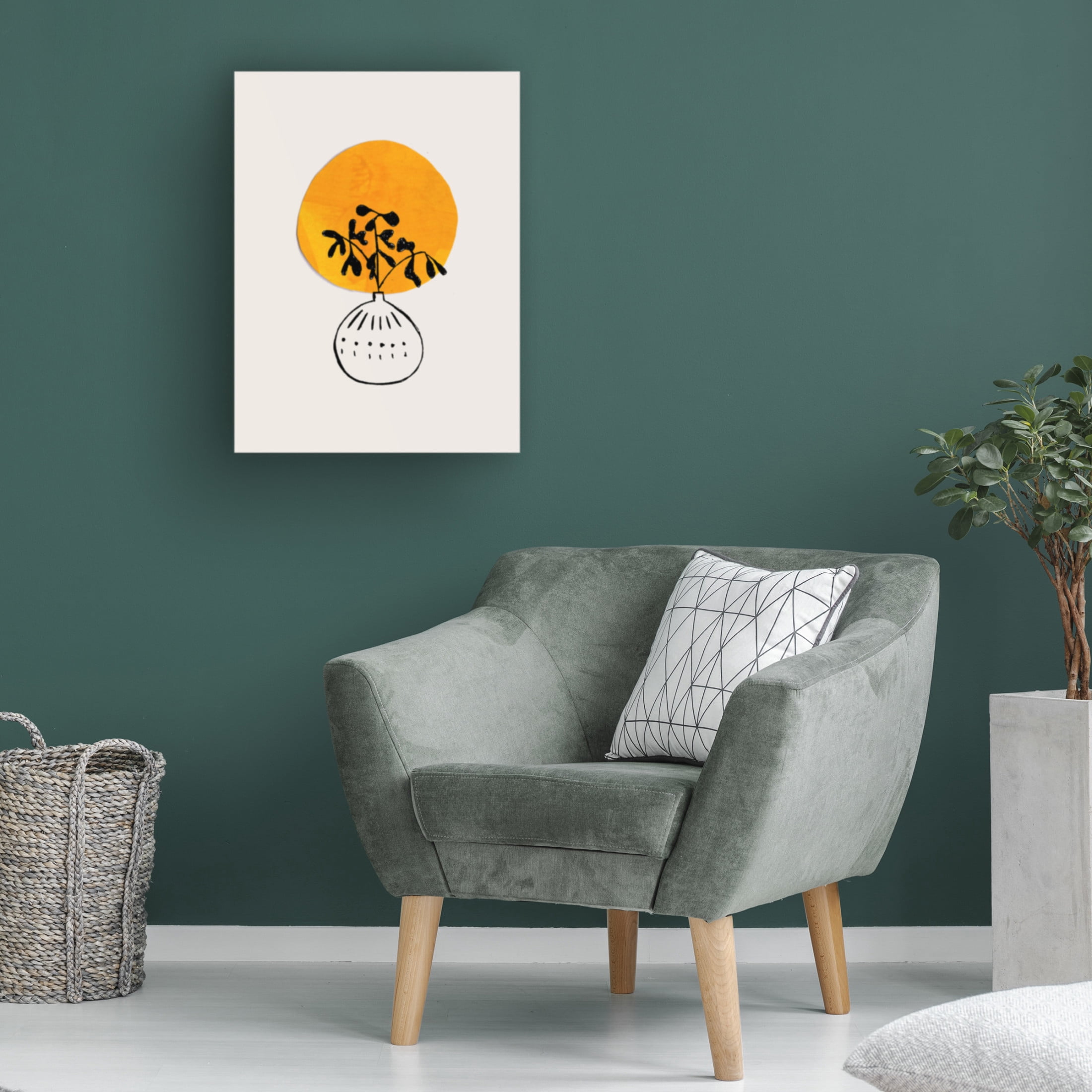 Trademark Fine Art Ejaaz Haniff Sun Plant . Canvas Wall Art