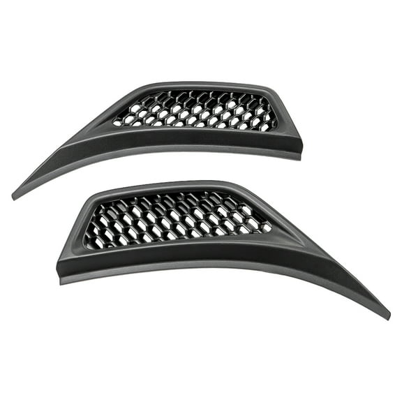 Hex Autoparts 2PCS Side Fender Air Vent Cover Trim Exterior Accessories foror 2007-2018 Jeep Wrangler JK & Unlimite Set of 2