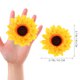 thumbnail image 2 of 20 cabezas de girasol artificiales para bodas, Navidad, flores falsas, decoración, guirnalda, manualidades DIY, 2 of 5