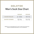 thumbnail image 3 of Men's GOLDTOE 6-Pack Harrington Crew Socks Color: White Size: 6-12, 3 of 5