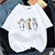 thumbnail image 3 of Camiseta Kawaii con estampado de tiburón y gato para mujer, remera coreana Harajuku de manga corta, playera con estampado de animales divertidos 2024, 3 of 5