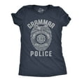 thumbnail image 1 of Womens Grammar Police T Shirt Funny Sarcastic English Tee (Heather Navy) - XXL, 1 of 3