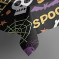 thumbnail image 5 of Halloween Spooky Words and Icons Pattern Square Tablecloth,Waterproof Square Table Cover,Wipeable Spillproof Washable Table Cover for Home Kitchen Party Decor 42"X42"(107x107cm), 5 of 6