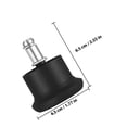 thumbnail image 2 of FONDOTIN 6pcs Chair Glides for Office Chairs with Thickened Design for Home Use, 2 of 8