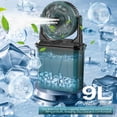 thumbnail image 2 of Ventilador nebulizador portátil iYeho con batería recargable y tanque de 9 litros, 2 of 7
