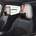thumbnail image 2 of Desayuno con Diamantes Funda Protectora Universal para Reposacabezas de Coche, Funda Elástica para Reposacabezas de Asiento de Auto, Funda de Tela Antipolvo, Accesorios de Interior 2 Piezas, 2 of 6
