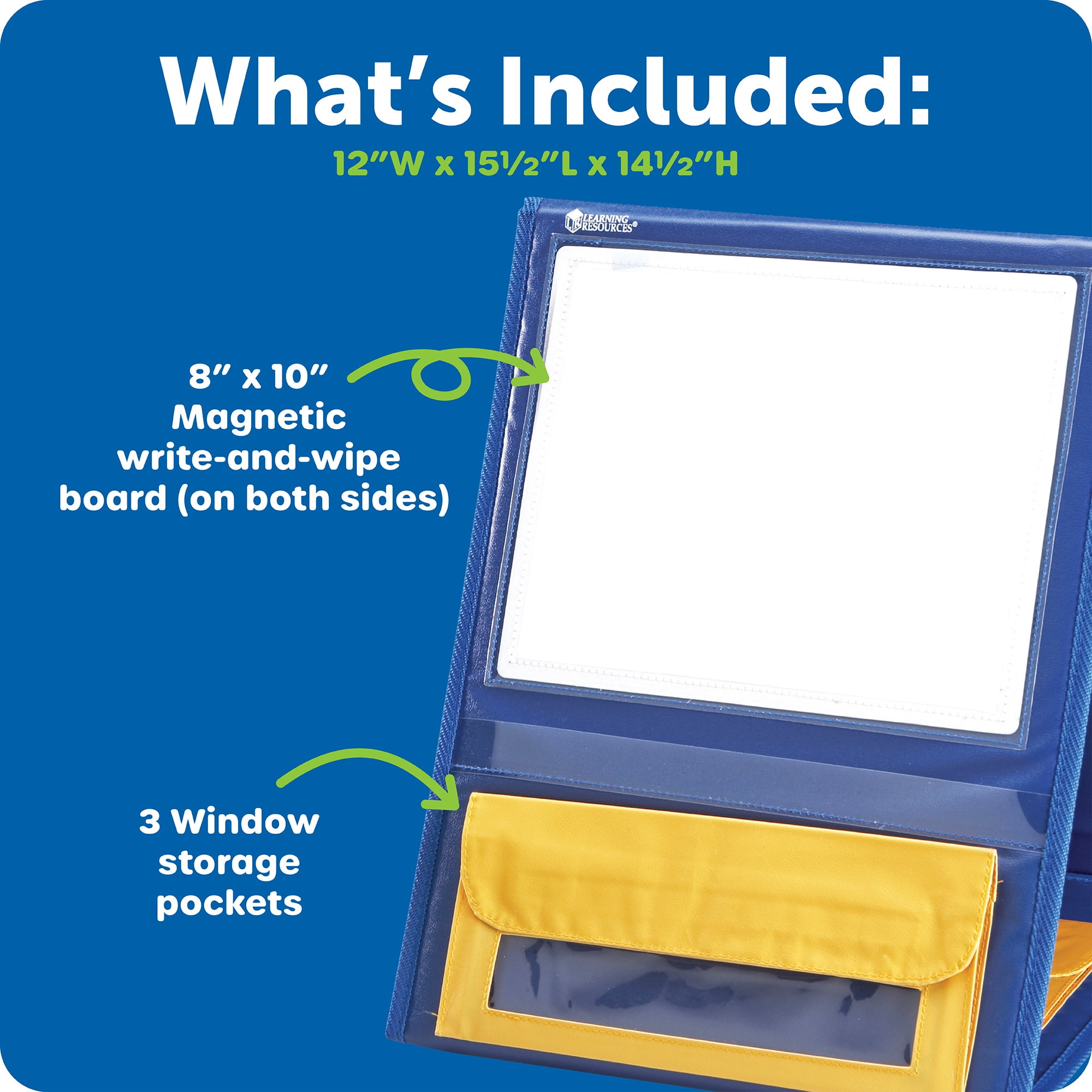 Learning Resources Magnetic Tabletop Pocket Chart, Classroom Supplies, Ages 3+