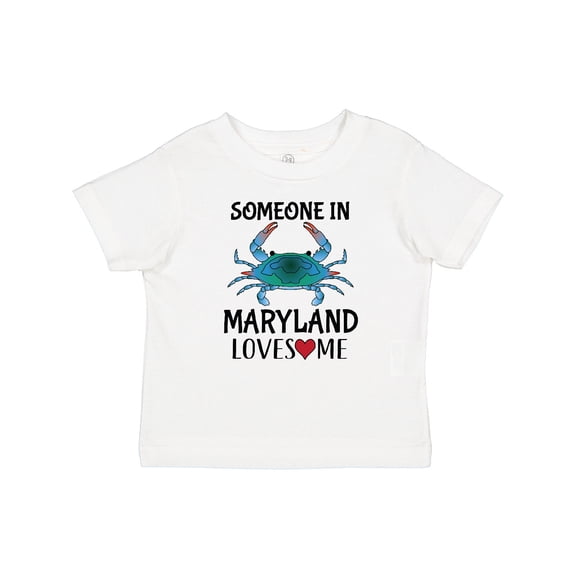 Inktastic Someone in Maryland Loves Me Crab Boys or Girls Baby T-Shirt