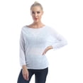 thumbnail image 3 of MSemis Women's Mesh See Through Shirts Blouse Casual Loungewear, 3 of 6