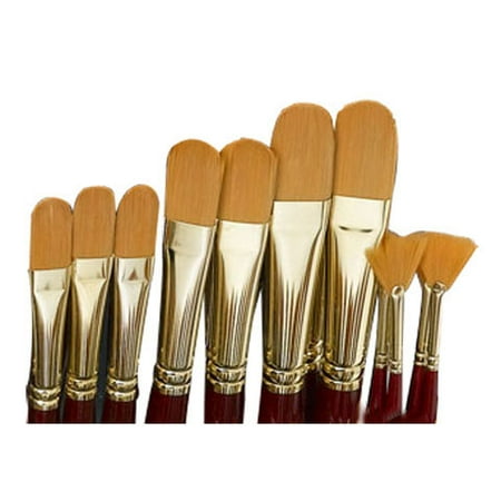 Golden Edge Acrylic Brushes - Grumbacher - Golden Edge Acrylic Brush - Round - 4