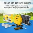 thumbnail image 3 of POINTERTECK Solar Panel Electric Generator Hiking Backpacking Emergency Light Tourist Portable Lighting Flashlight Ground Lantern, 3 of 9