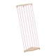 thumbnail image 2 of Estante de madera para juguetes de peluche con esquinas de madera para colgar. Rosa, 2 of 9