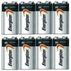 Energizer E522 Max 9 Volt Alkaline Battery - 8 Batteries + 30% Off!