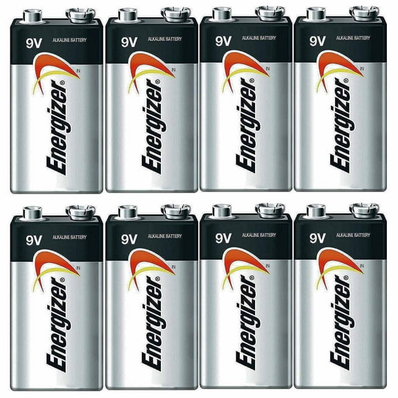 Energizer E522 Max 9 Volt Alkaline Battery - 8 Batteries + 30% Off!