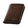 thumbnail image 1 of keepw Leather Men Wallet Small ID Credit Card Holder Trifold Pocket Retro Bifold Short Multi-Function Purse Money Coffee Three-folding, 1 of 6