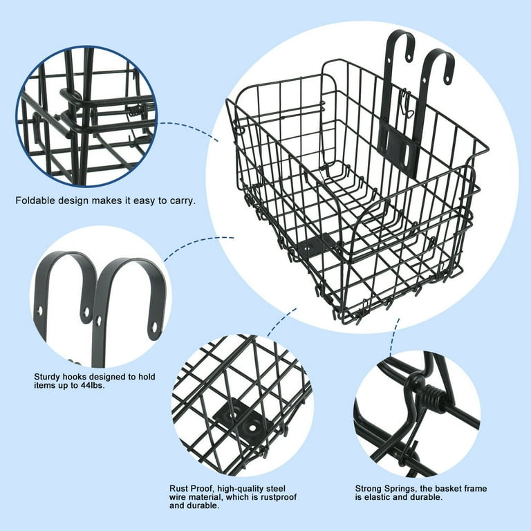 Push bike basket hot sale