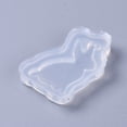 thumbnail image 2 of 1pc Bunny Pendant Silicone Molds Resin Casting Molds For UV Resin Epoxy Resin Jewelry Making Rabbit White 40x25x5mm Hole: 2mm Inner Diameter: 31x22mm, 2 of 2