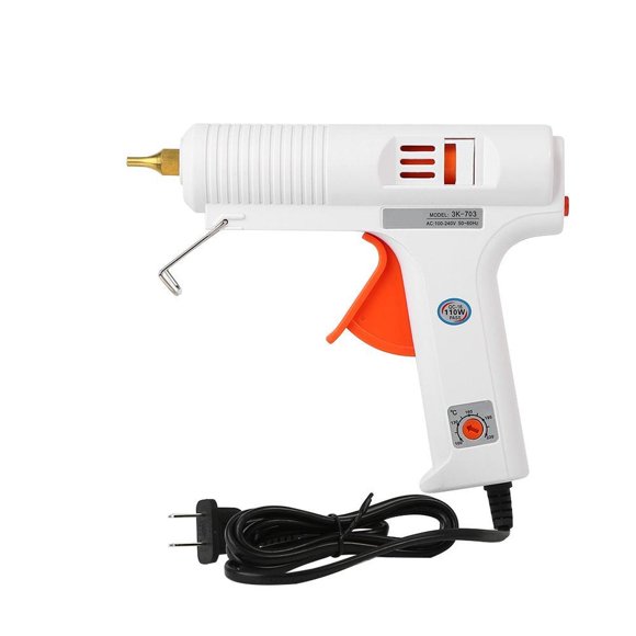 Pistola de Pegamento Fdit Ajustable Flexible 110W para Manualidades