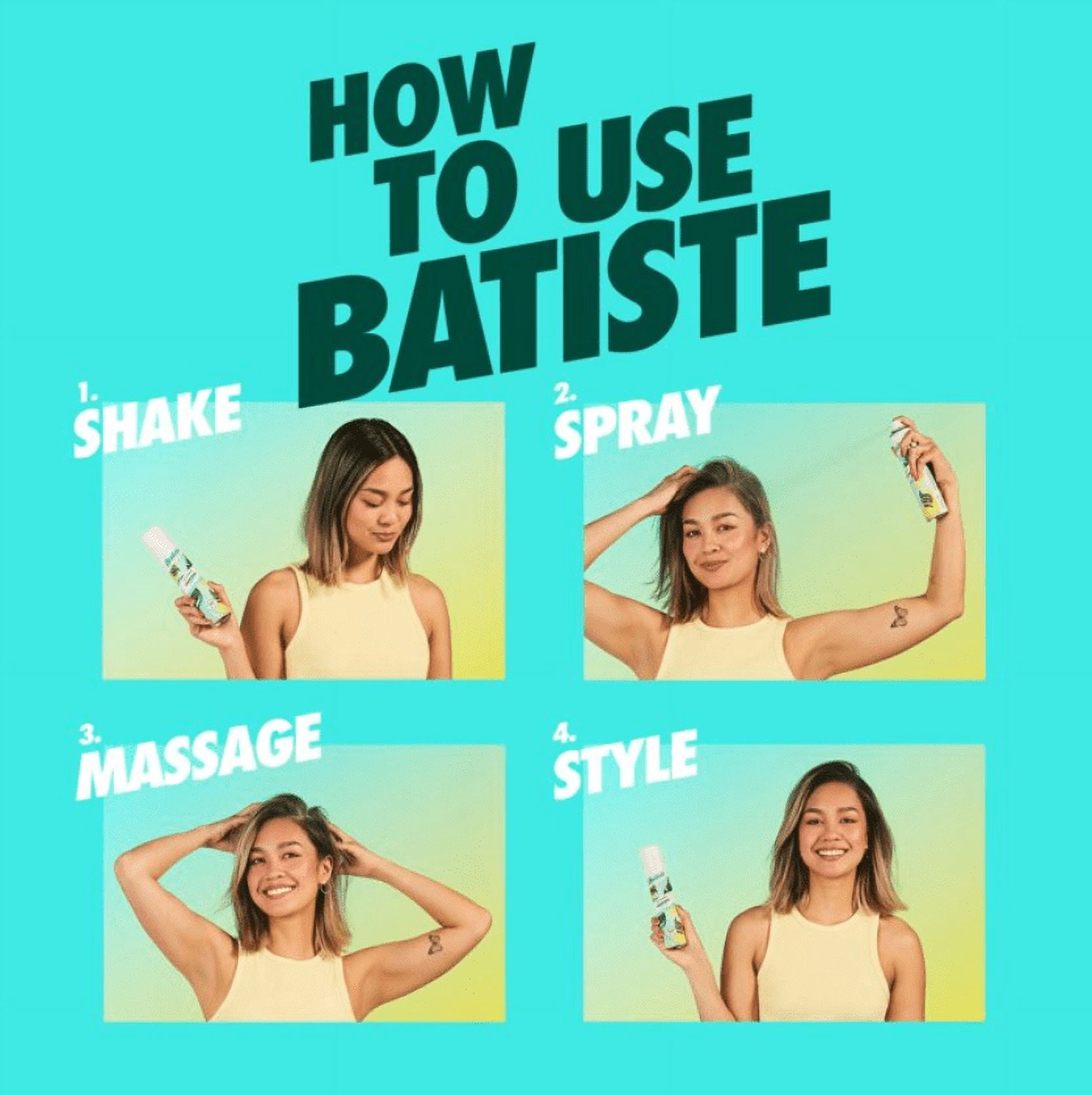 Batiste Original Fragrance Dry Shampoo & Sweat Activated Dry Shampoo Set, 3.81 oz each