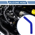 thumbnail image 2 of Unique Bargains 1pcs 13-16mm 0.51"-0.63" ID 120mm 4.72" Length 45° Blue Car Silicone Hose Universal, 2 of 7