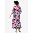 thumbnail image 2 of Woman Within Plus Size Roll-Tab Sleeve Crinkle Shirtdress, 2 of 6