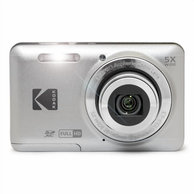 PIXPRO FZ55 Friendly Zoom Digital Camera, Silver - Walmart.com