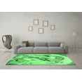 thumbnail image 3 of Ahgly Company Indoor Square Animal Emerald Green Traditional Area Rugs, 6' Square, 3 of 4