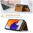 thumbnail image 3 of for Samsung Galaxy A23 4G Case ,Magnetic Buckle Leather Detachable Wallet Cover, Card Pocket Back Flip Kickstand Shockproof Business Slim Phone Case For Samsung Galaxy A23 4G,
Brown, 3 of 9