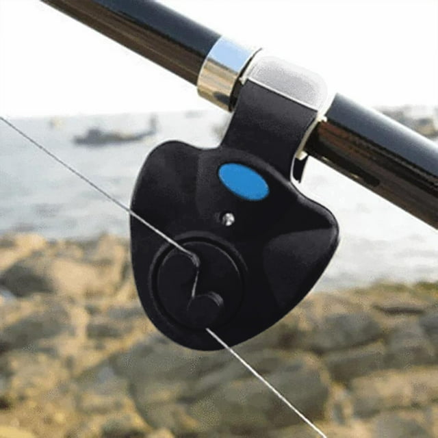 Fiudx Alarma Led para Buscador de Peces, Alerta Electrónica Portátil, Resistente Al Agua y Duradera, Fácil de Instalar En La Caña de Pescar, Ideal para Pesca Nocturna, Ahorro de Energía, Tamaño 7,7 X
