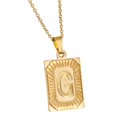 thumbnail image 2 of Collar con colgante de letra Yinane Hip Hop San Valentín, 2 of 8