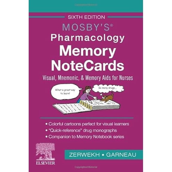 Pre-Owned Mosby's Pharmacology Memory NoteCards: Visual, Mnemonic, and Memory Aids for Nurses