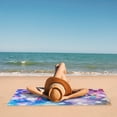 thumbnail image 6 of Yhmxh Lightweight Thin Microfiber Beach Towel, Sand Free Quick Dry Absorbent Compact Soft Pool Swim Travel Towels, Oversized Cotton Pool Swim Towels Beach Accessories Supplies Stuff Gifts for Adult, 6 of 6