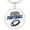 Luxury Necklace (Gold), variant on Los Angeles Football Circle Necklace