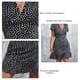 thumbnail image 1 of Vestido corto, con volantes, cómodo, cuello en V, transpirable, floral, para mujer, para interior y exterior LYUMO Lustrado y Reparación de Zapatos, 1 of 6