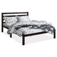 thumbnail image 1 of Gymax Solid Wood Platform Bed W/Headboard Design Full Size Bed Frame Wood Slat Support, 1 of 10
