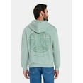 thumbnail image 3 of Coors Men's and Big Men's Front Back Graphic Mineral Wash Hoodie, Sizes S-3XL, 3 of 5