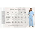 thumbnail image 6 of MINTREUS Lounge Sets for Women Knit Short Sleeve Tops and Long Pants Soft Comfy Pajamas Set Oversized 2 Piece Outfits S-4X, 6 of 8