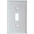 thumbnail image 1 of Morris Products 83620 Stainless Steel Metal Wall Plates Midsize 1 Gang Toggle Switch, 1 of 1