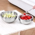 thumbnail image 6 of Salad Bowl, 70oz Dip Chiller Bowl, Stainless Steel Double Walled Insulated Ice Serving Bowl with Water Injection Hole for Salsa, Guacamole, Sauces, Salad Food Hot or Cold, 6 of 8