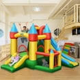 thumbnail image 3 of Gymax Kids Inflatable Bounce House Jumping Dual Slide Bouncer Castle W/ 780W Blower, 3 of 10