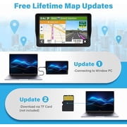 GPS Navigator for Car Truck RV - 9 Inch HD Navigation System with 2025 Maps, Free Lifetime Updates, Custom Truck Routing, Speed Camera Alerts, Day/Night Mode